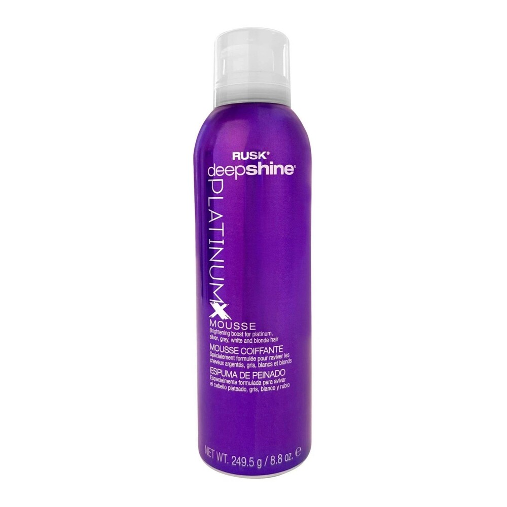 Rusk Deepshine PlatinumX Mousse 9 OZ